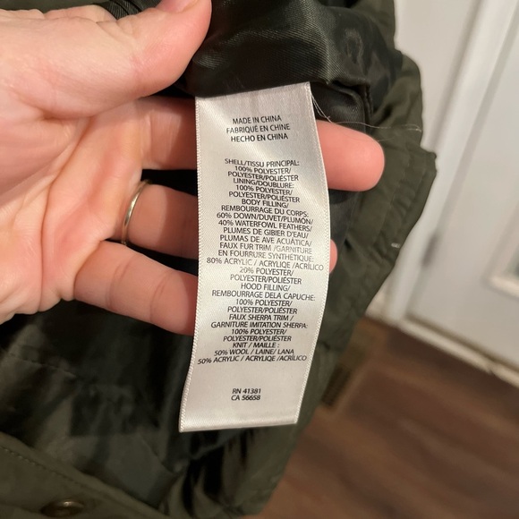 Lauren Ralph Lauren women’s down feather puffer jacket size large (missing hood) - Picture 9 of 11